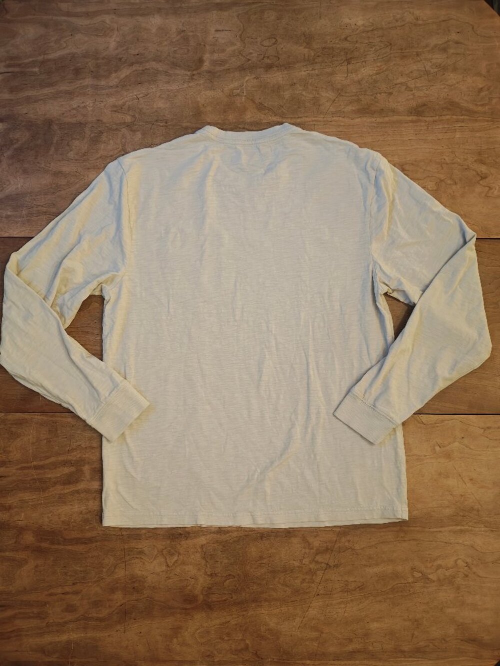 Southern Tide Sunfarer Collection Space Dyed Slub Long Sleeve Skipjack Pocket T - Picture 4 of 7